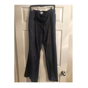 Ann Taylor Loft Julie Denim Trousers Size 14